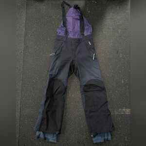 Vintage Patagonia Overalls Size 34 Nitro Li Side Zip Snow Bibs Suspenders 83952
